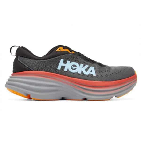 Hoka-1123202ACTL-Gray Red-Running Shoes