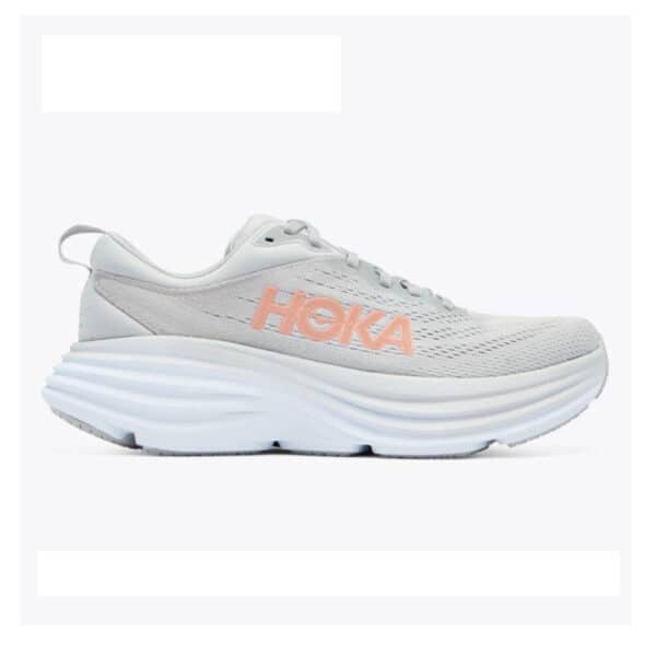 Hoka-1127952HMLR-Gray Orange-Running Shoes