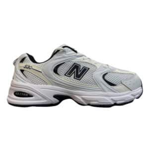 New Balance-Nbmr530ewb-White Black-Sneakers