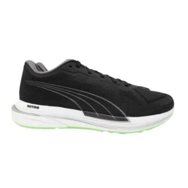 Puma-PU194596-Black Green-Lightweight Running Shoes