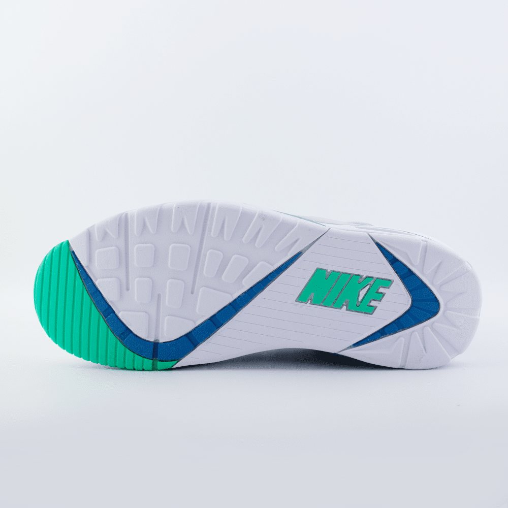 Nike-AD202346-High Top Sneaker-White Blue