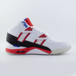 Nike-AD202346-High Top Sneakers-White Red