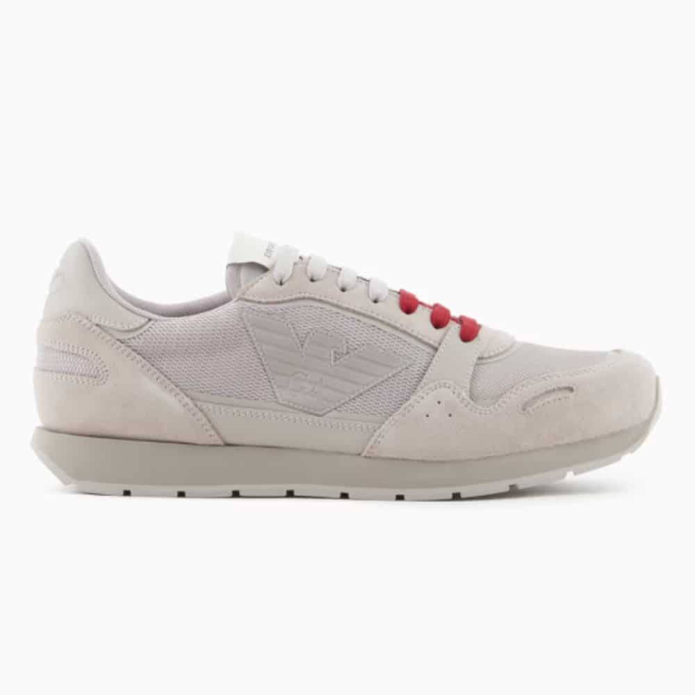Emporio Armani Sneaker-Beige Red