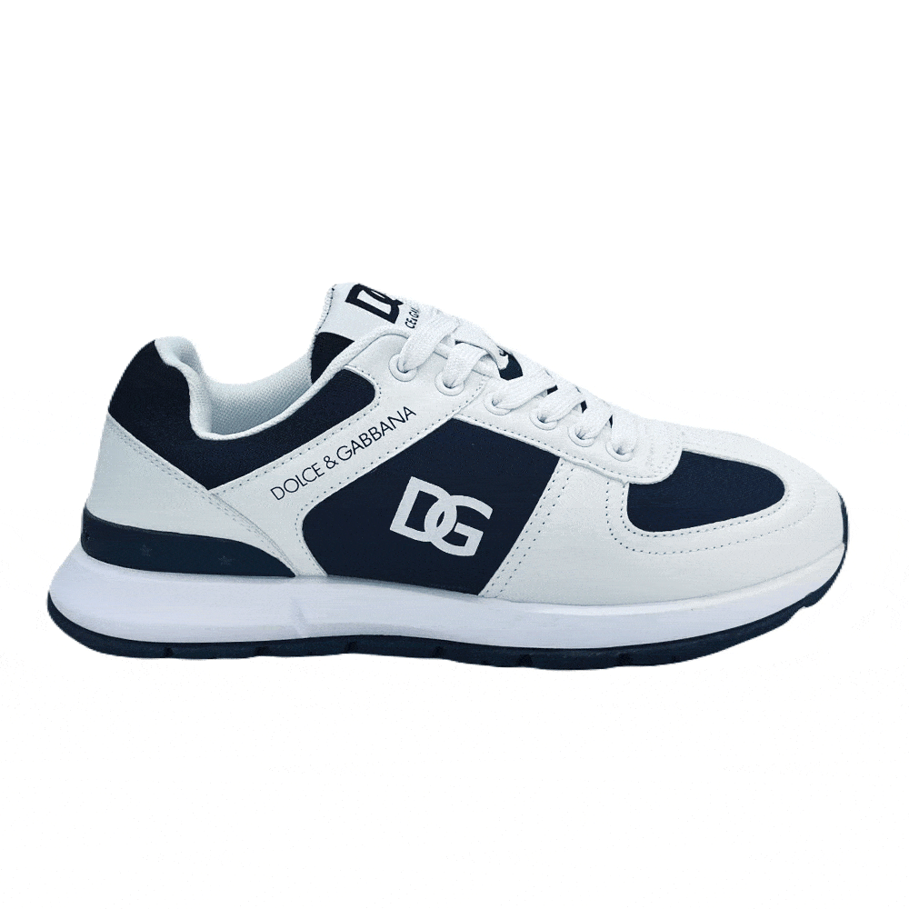white-black Dolce & Gabbana-DG2156466221-Luxury Sneakers-White Black