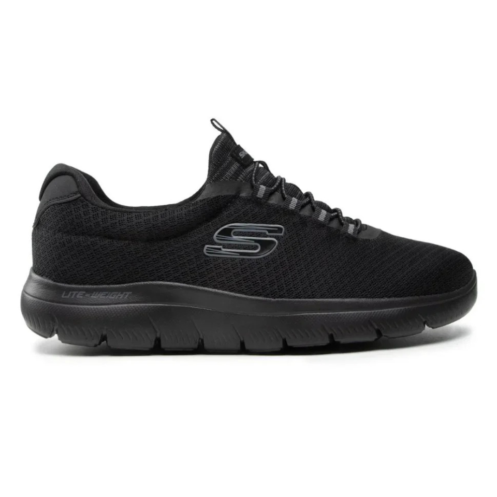 Skechers-SK52811-Slip-On Comfort Trail Shoe-Black