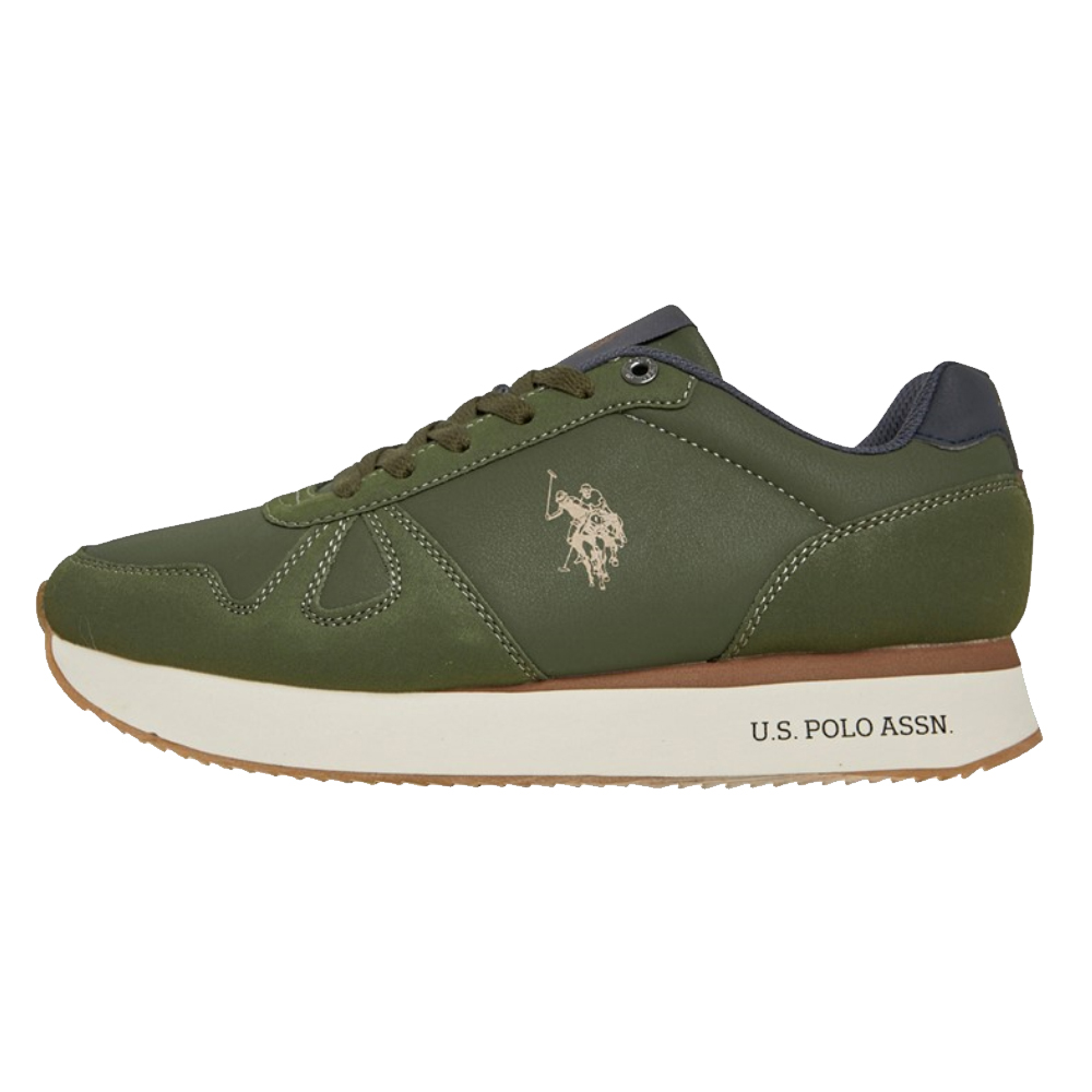 U.S. POLO ASSN-PO1890-Casual Sneakers-Olive