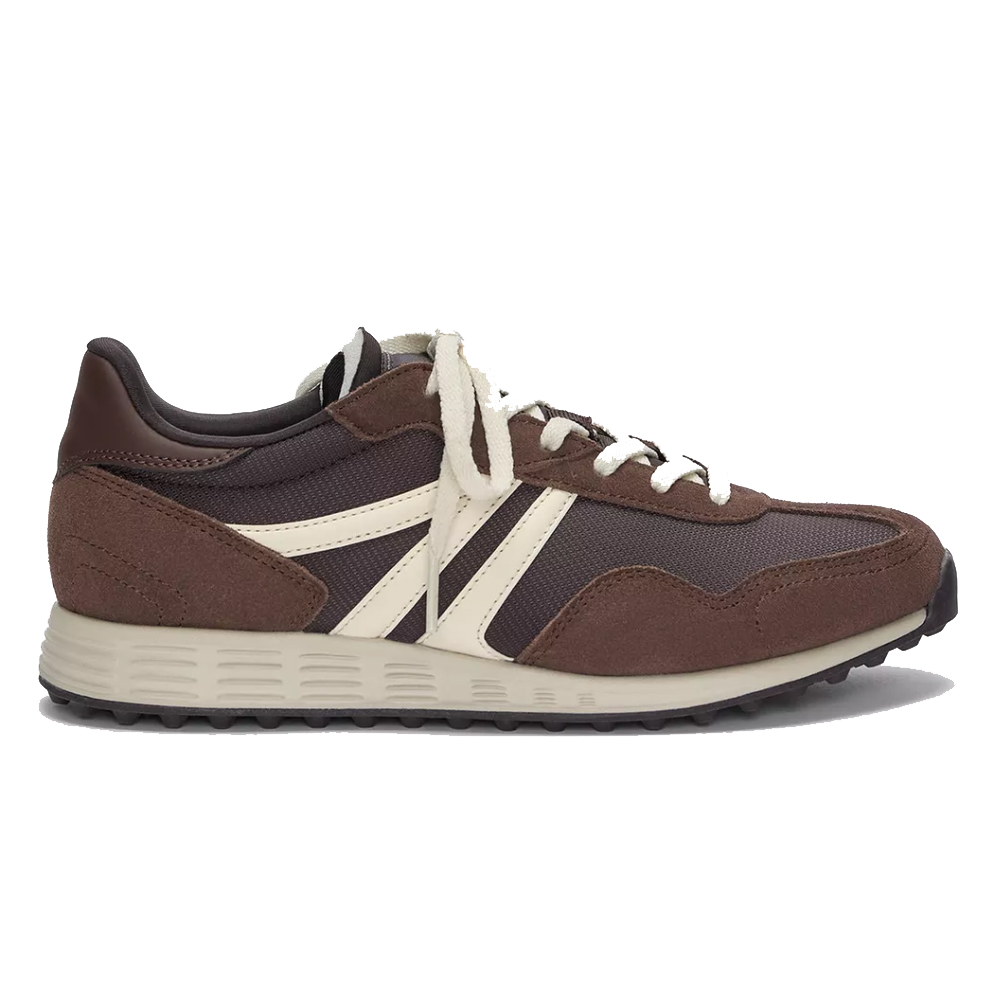 Pull&Bear-PB1348- Retro Trainers-Coffee