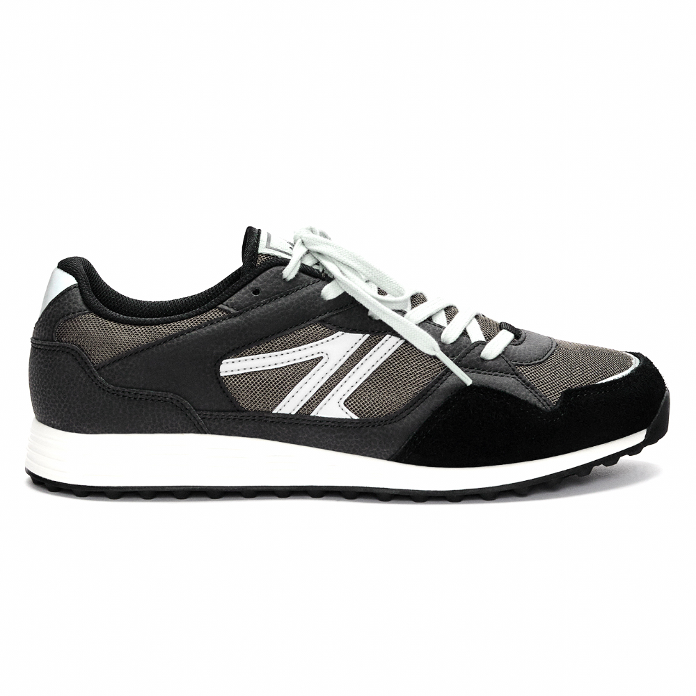 Pull&Bear-PB2305-Retro Running Sneakers-Dark Gray