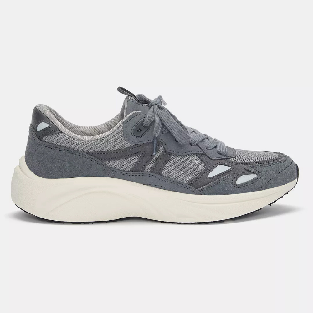 Pull&Bear-PB1347-Multi-Piece Trainers-Dark Gray