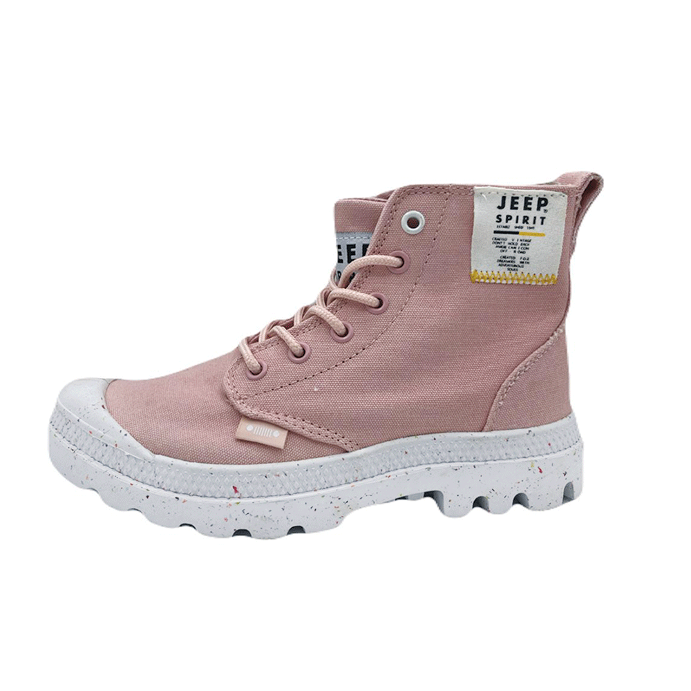 JEEP-JE5018314108-High Top Sneakers-Pink JEEP-JE5018314108-High Top Sneakers-Pink