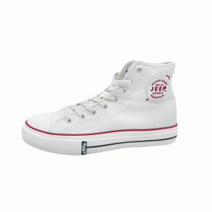 JEEP-JE501811007-Valentine’s Day High-Top Sneakers-White