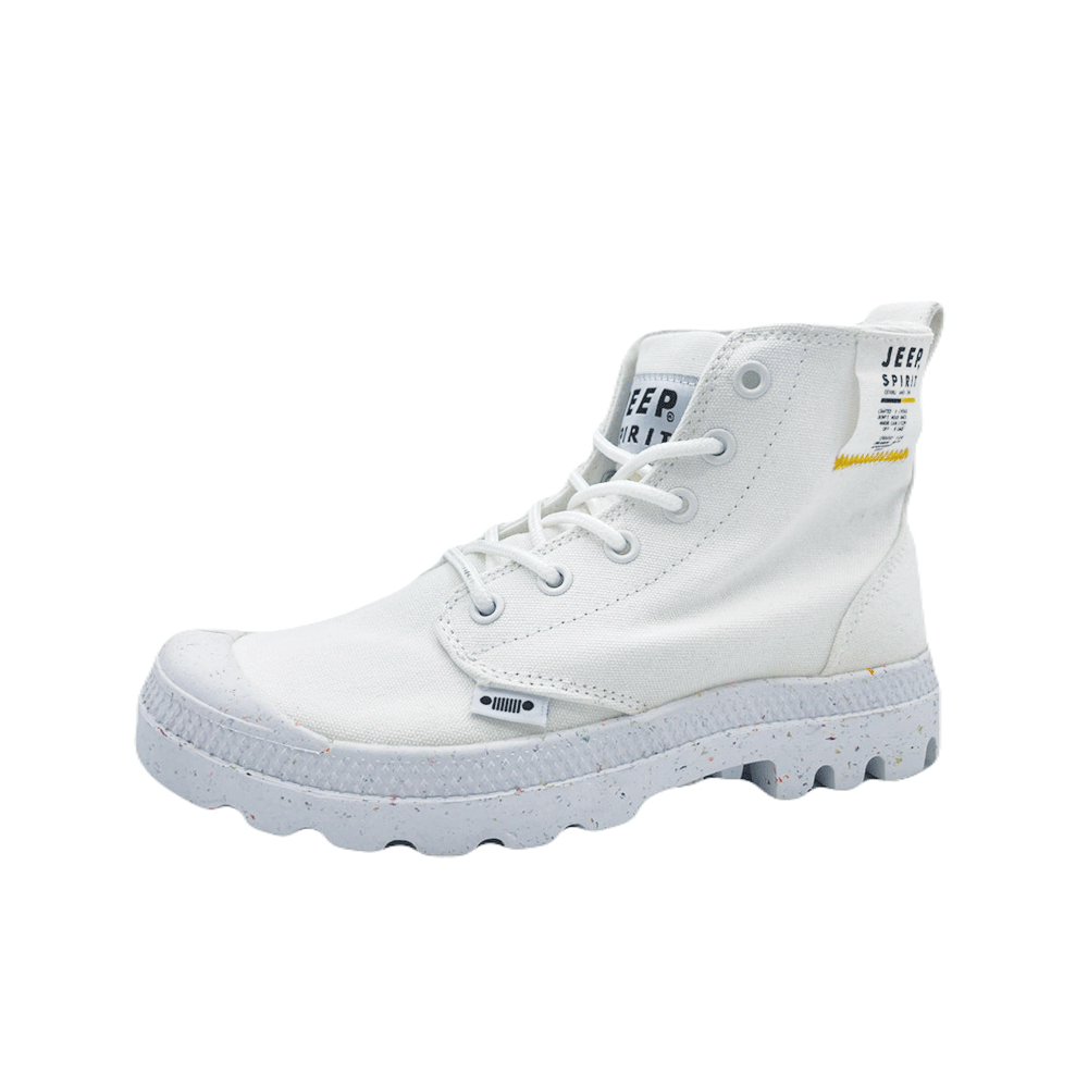 WHITE JEEP-JE5018314108-High Top Sneakers-White