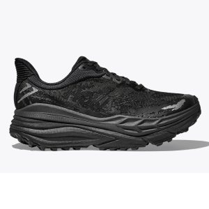 Hoka-HO1141530BBLC-Hoka Stinson Trail Shoes-Black